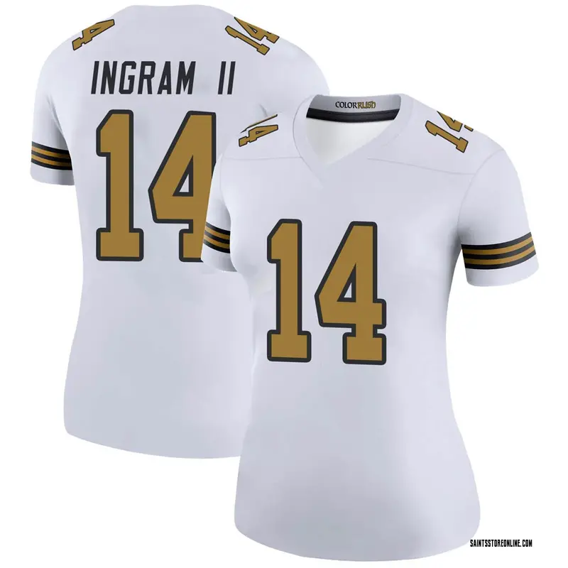 Nike Mark Ingram II New Orleans Saints Legend White Color Rush